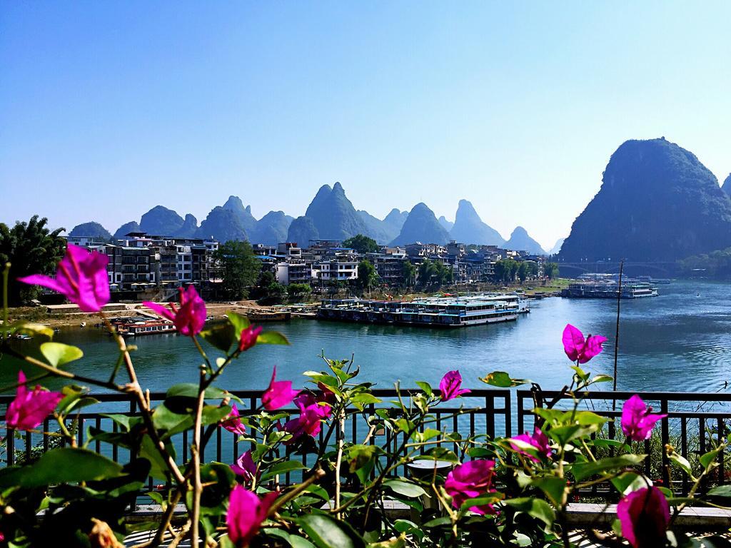 Green Lotus Hotel River View Yangshuo Exterior foto